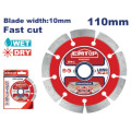 DRY DIAMOND DISC 110(4 3/8'')X20MM EDDC011102 EMTOP