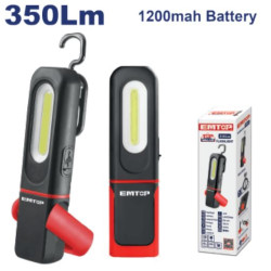 FLASHLIGHT HIGH:350 LUMENS LOW:110 LUMENS SPOT:80 LUMENS EMFL7508 EMTOP