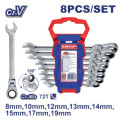 FLEXIBLE RATCHET SPANNER 8PCS/SET ECSS10803 EMTOP