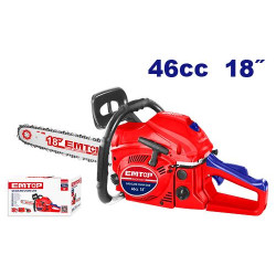 GASOLINE CHAIN SAW 18'' DISPLACEMEN:46CC 1.8KW EGCS18451 EMTOP