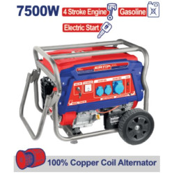 GASOLINE GENERATOR 220-240V 50HZ OUTPUT:7.5 SPEED:3000 EGGRD7511 EMTOP