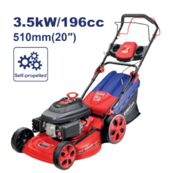GASOLINE LAWN MOWER 196CC/ POWER;3.5KW(4.8HP)  SPEED:2800RPM EGLMM201962 EMTOP