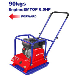 GASOLINE PLATE COMPACTOR 4.8KW(6.5HP) 90KGS EPCT659002 EMTOP