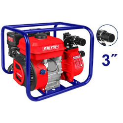 GASOLINE WATER PUMP 3'' FLOW:1000L/MIN 7.0HP EGWP8012 EMTOP