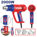 HEAT GUN 2000W VOLTAGE:220-240V~50/60HZ AIRFLOW:450/300/450L/MIN EHGN20078 EMTOP