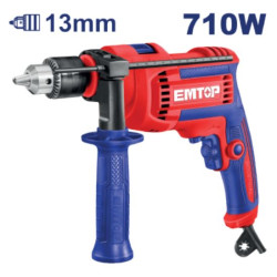IMPACT DRILL 710W VOLTAGE:220-240V~50/60HZ SPEED:0.3000RPM EMDL0716 EMTOP