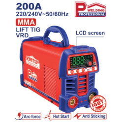 INVERTER MMA/TIG LIFT WELDING MACHINE  EWDEM20611 EMTOP