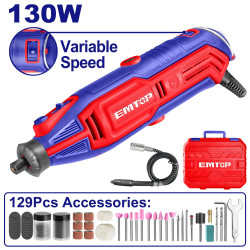 MINI GRINDER 130W VOLTAGE:220-240V~50/60HZ SPEED:10000-35000RPM EMGK1301 EMTOP