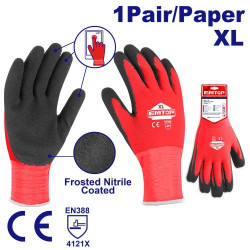 NITRILE FROSTED COATED GLOVES  XL ENGV0301 EMTOP
