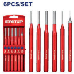 PIN PUNCH 6PCS/SET EMCC8306 EMTOP