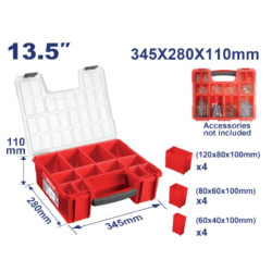 PLASTIC ORGANIZER SIZE:345MM*280MM*110MM EMTB1322 EMTOP
