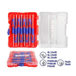 PRECISION SCREWDRIVER 8PCS SET ESSTP0802 EMTOP