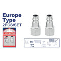 QUICK PLUG 2PCS SET 1/4