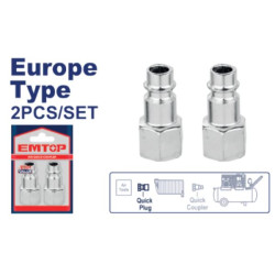 QUICK PLUG 2PCS SET 1/4