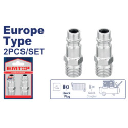 QUICK PLUG 2PCS SET 1/4
