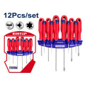 SCREWDRIVER AND PRECISION SCREWDRIVER 12PCS/SET ESST1201 EMTOP