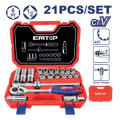 SOCKET 21PCS SET 1/2