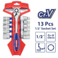 SOCKET SET 13PCS 1/2