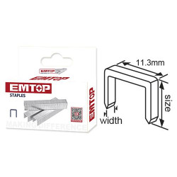 STAPLES 1000PCS 10MM 10X11.3X1.2MM ENAL0210 EMTOP