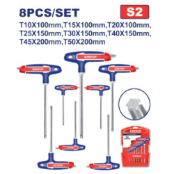 T-HANDLE TORX WRENCH 8PCS/SET ETHW6063 EMTOP
