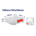 TRANSPARENT ORGANIZER S SIZE:180X165X50MM EMTB8341 EMTOP