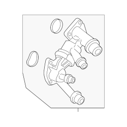 BMW Thermostat Housing with Thermostat 11538576289 Fits G20 G30 G01 G02 G05 G06 G07
