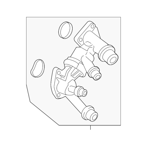 BMW Thermostat Housing with Thermostat 11538576289 Fits G20 G30 G01 G02 G05 G06 G07