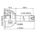 outer cv joint 24x59x30