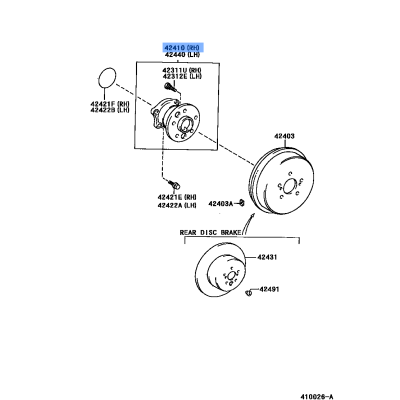 Hub Sub Assy Rear