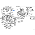 Reinforcement, Roof Panel, No.1 - Toyota 63141-60070