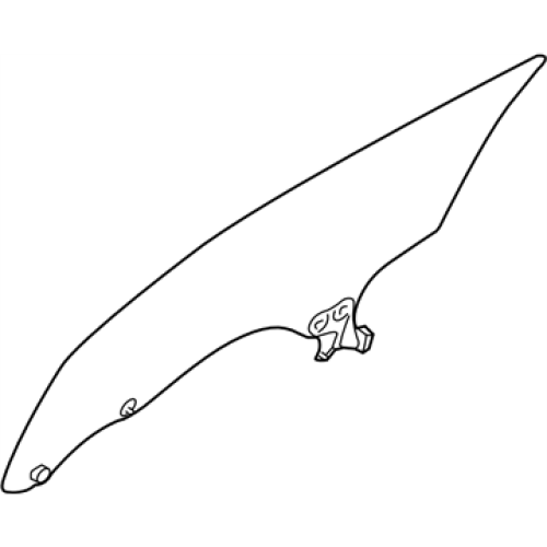 SUBARU Door Glass 61011CA001