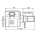inner cv joint 22x35x25