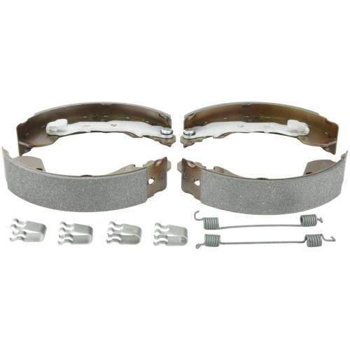 shoe kit, rear brake - kit (with parking brake lever, with springs)