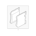 BMW Brake Pad Set 34106889266 - FER Front