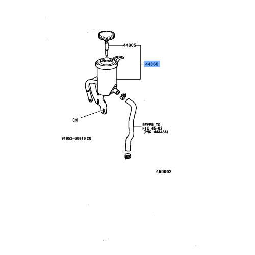 Toyota Reservoir Sub-Assy, Vane Pump Oil