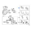 Toyota RAV4 / Camry Rear Brake Pads 04466-06090