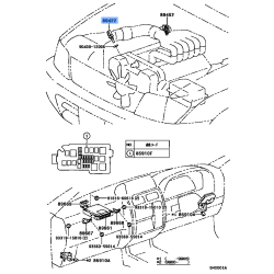 Coolant Temperature Sensor for Toyota 4Runner Land Cruiser Sequoia Tundra (2000-2009)