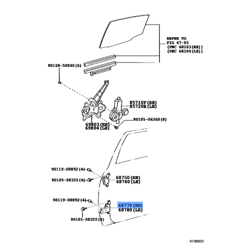 Hinge Assy, Front Door