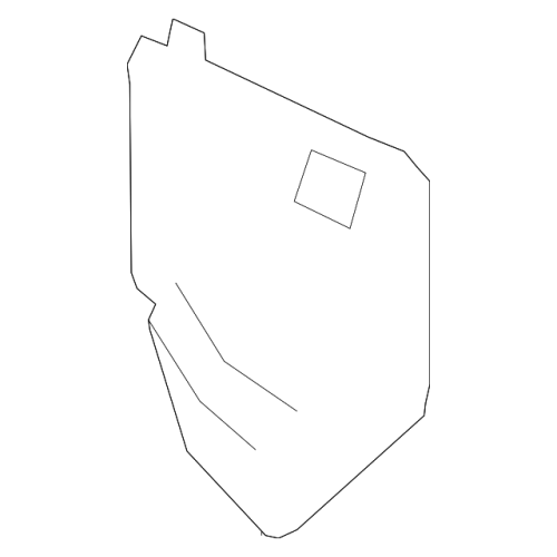 BMW 7 Series F01 Radiator Cooling Left Air Duct