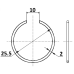 retaining ring 25.5x2