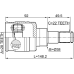 inner cv joint left 28x38x22