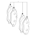 Parts Kit, Brakepad