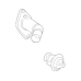GENERAL MOTORS 12620112 Engine Coolant Thermostat and Housing Assembly