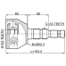 outer cv joint 23x52x33