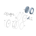 Spare Wheel Cover Mounting Plate with Star - Mercedes-Benz G-Class W463A