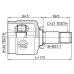 inner cv joint left 34x31.7x27