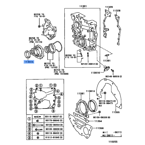 OIL SEAL TIMING COVER