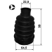 boot inner cv joint rear kit 64.5x99x22.5