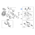 TOYOTA 04466-50120 PAD KIT, DISC BRAKE, REAR