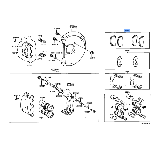 Pad Kit, Front